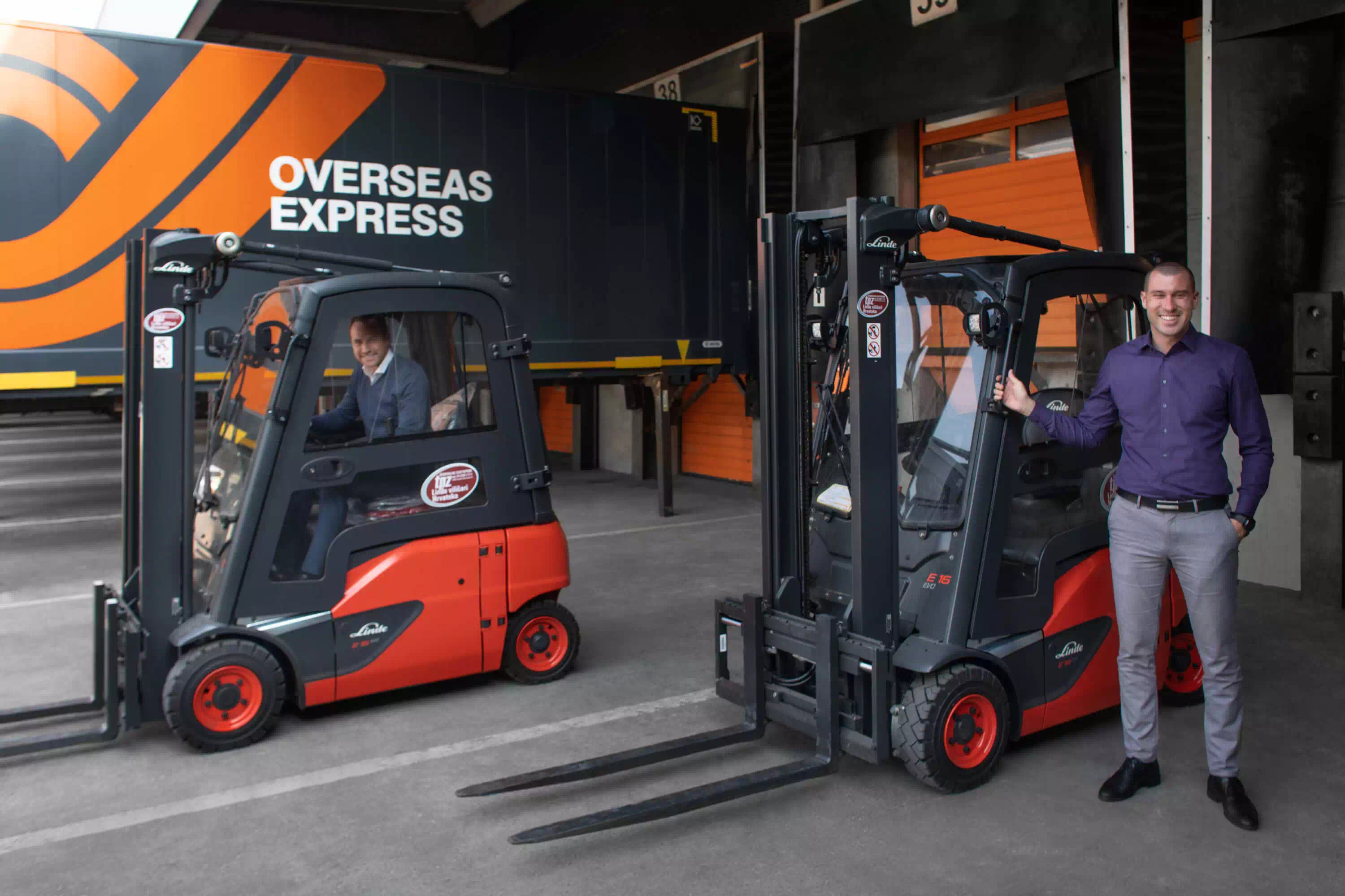 New electric fleet in Overseas Express